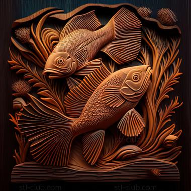 3D модель Апистограммы st Fish (STL)